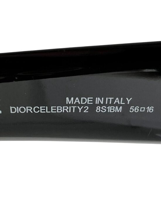 Dior Oval Sunglasses Black Eyewear